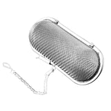 Reusable Stainless Steel Mesh Tea Infusers Long Mesh Tea Cage Strainer Coffee Herb Spice Filter Diffuser Cooking Tea Accessories