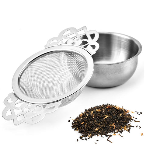 Passoire à thé, feuille de thé en acier inoxydable et passoire à