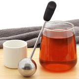 Tea Strainers Stainless Steel Filter Soup Pot Tea Spoon Rotatable Easy Clean Tea Drain Filter Mesh Teapot Kitchen Accessories