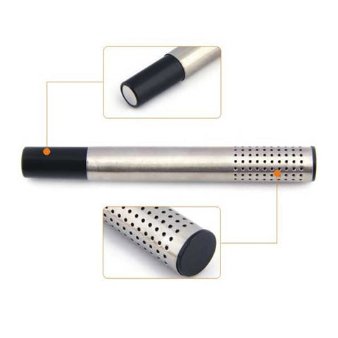 2 Infuseurs à Thé En Acier Inox - Cuillère à Thé Avec Couvercle Pression - Passette Réutilisable